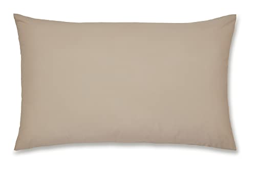 Catherine Lansfield Perkal leicht zu bügeln Kissenbezug, Polycotton, Natur, Standard, 2 von Catherine Lansfield