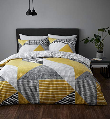 Catherine Lansfield Larsson Geo 135 x 200 cm Duvet Cover and 1 80x80 cm Pillowcase Ochre Catherine Lansfield Larsson Geo 135 x 200 cm Duvet Cover and 1 80x80 cm Pillowcase Ochre von Catherine Lansfield