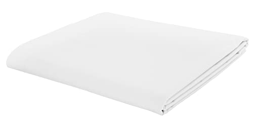 Catherine Lansfield Non Iron Percale Double Flat Sheet - White by Catherine Lansfield von Catherine Lansfield