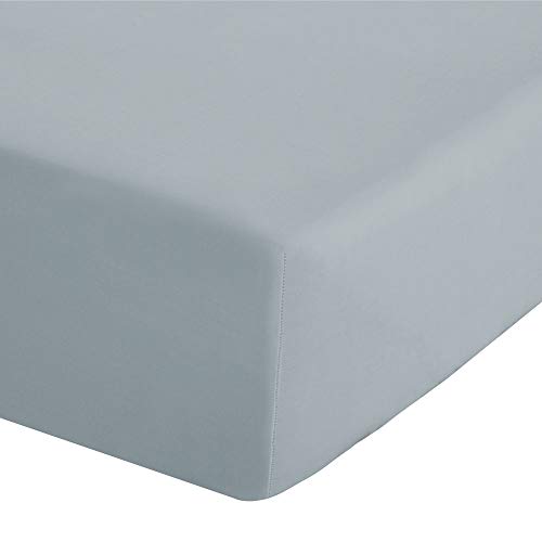 Catherine Lansfield Perkal leicht zu bügeln Spannbettlaken, Polyester Baumwolle, Duck Egg, King Fitted Sheet von Catherine Lansfield