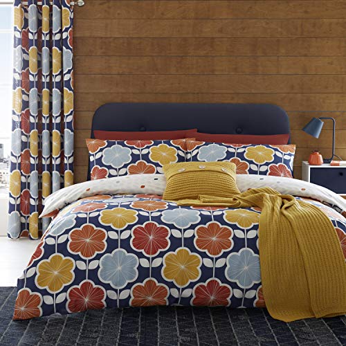 Catherine Lansfield Retro Floral Bettwäsche-Set, 160 x 220 + 50 x 70 cm von Catherine Lansfield