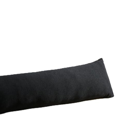 Catherine Lansfield Wilson Velvet Tür-Zugluftstopper, Schwarz von Catherine Lansfield