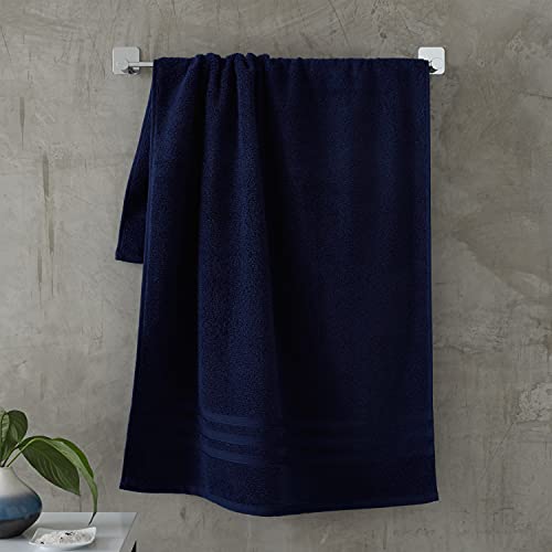 Catherine Lansfield Zero Twist Badetuch, Baumwolle, Navy von Catherine Lansfield