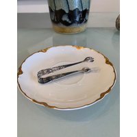Antike Handgefertigte Sterling Silber Zuckerzange Von Webster Silver. 1866 von CatherinesAtticFinds