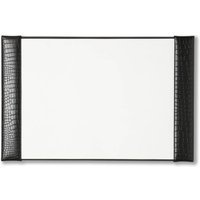 Handgemachte Leder Schreibtischunterlage Military Style Kroko Muster von CathianLeatherGoods