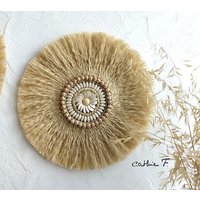 Juju-Hut Aus Fasern Dekoriert Floristy 32 cm von CathieFERRARI