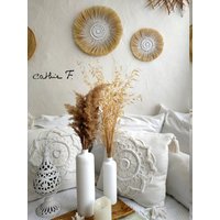 Juju-Hut Aus Whity-Verzierten Fasern, 40 cm von CathieFERRARI