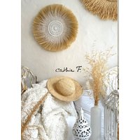Juju-Hut Aus Whity-Verzierten Fasern, 50 cm von CathieFERRARI