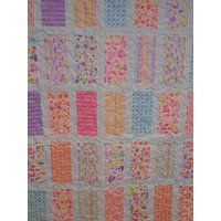 Twin-steppdecke, Extra Lange Twin-Size-steppdecke, Unter Dem Meer Kreatur Druck Rechteck Flg in Licht Blau 62 "x 91" von Cathithesewingaddict