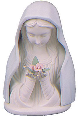 Heilige Jungfrau Maria Statur (Blau - Weiss) von Catholic Gift Shop Ltd