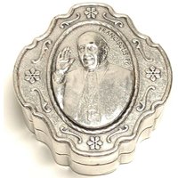 Gewidmet Papst Franziskus - Kleiner Silberfarbener Rosenkranz Mit Etui Vom Papst Gesegnet Gewidmet Papst Franziskus - Kleiner Silberfarbener Rosenkranz Mit Etui Vom Papst Gesegnet von Catholically