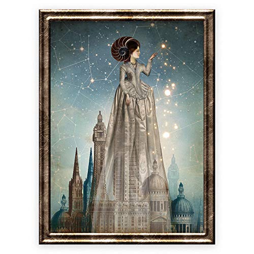 Cathrin Welz-Stein Hochwertiger Kunstdruck Poster Print – Abrakadabra - Künstlerin A4-210mm x 297mm Badezimmer Deko Bilder Wohnzimmer Poster & Kunstdrucke | Lieferung ohne Rahmen von Cathrin Welz-Stein