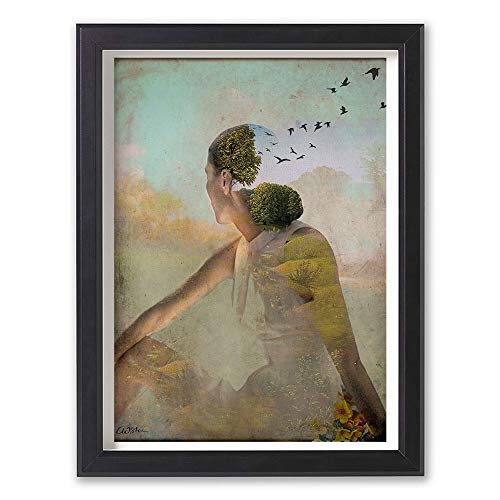 Cathrin Welz-Stein Hochwertiger Kunstdruck Poster Print – Summerdream – Künstlerin A2 - 420mm x 594mm Badezimmer Deko Bilder Wohnzimmer Poster & Kunstdrucke | Lieferung ohne Rahmen von Cathrin Welz-Stein