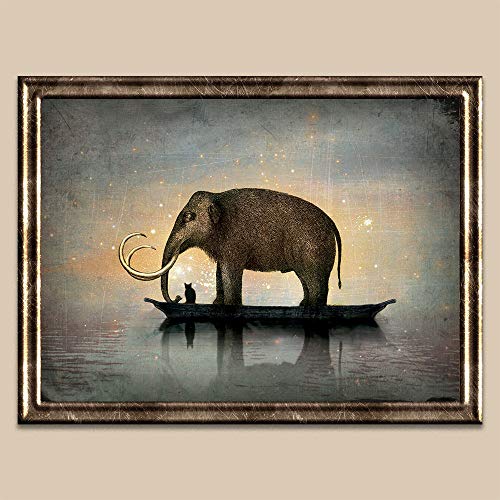 Cathrin Welz-Stein Hochwertiger Kunstdruck Poster Print – Silent - Künstlerin A3 – 297mm x 420mm Badezimmer Deko Bilder Wohnzimmer Poster & Kunstdrucke | Lieferung ohne Rahmen von Cathrin Welz-Stein