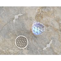 Sun Catcher Blume Des Lebens Mit Kristallkugel/ Sonnenfänger/Feng Shui von CathyThicaNamaste
