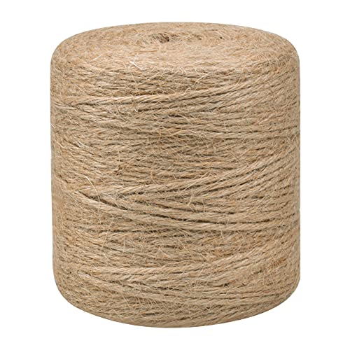 200M 6Ply Natürliche Jute Schnur, Garten Bindfäden Juteschnur Hanfseil, Jute Bastelschnur Deko Kordel für Geschenke Verpackung, DIY Kunstgewerbe, Gartenarbeit Dekoration von Catime