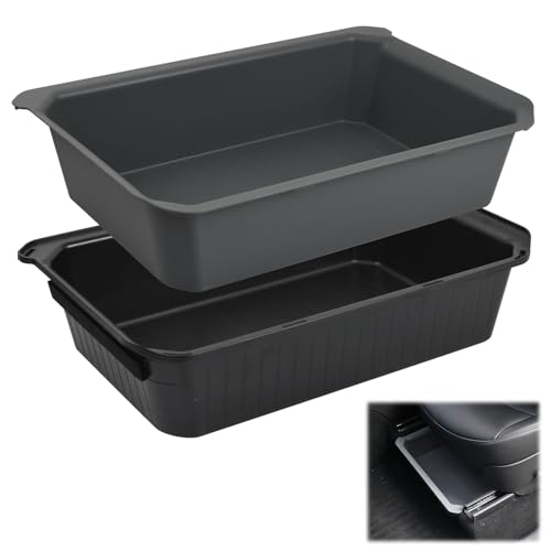 Unter Sitz Aufbewahrungsbox Organizer für Model Y 2020 2021 2022 2023, Car Under Seat Box Organizer, Sitz Verstecktes Fach, Auto Organizer Unter Dem Sitz für Model Y Zubehör von Catime