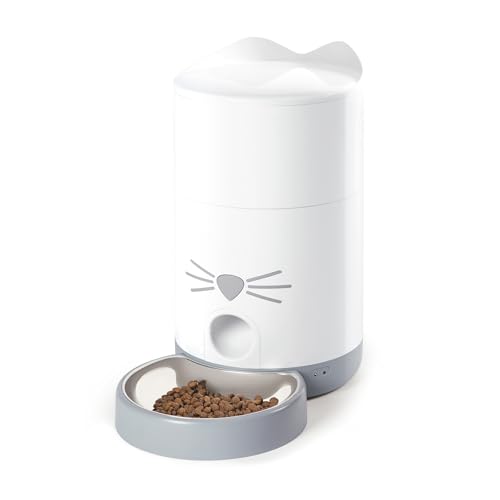 Catit Pixi Smart Futterautomat für Katzen, Steuerung via App, für 1,2kg geeignet, Weiß, Grau Catit Pixi Smart Futterautomat für Katzen, Steuerung via App, für 1,2kg geeignet, Weiß, Grau von Catit