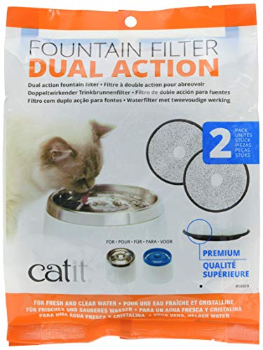 Catit Ersatzreinigungsfilter Premium für die Catit Trinkbrunnen 3L, 2er Pack Catit Ersatzreinigungsfilter Premium für die Catit Trinkbrunnen 3L, 2er Pack von Catit