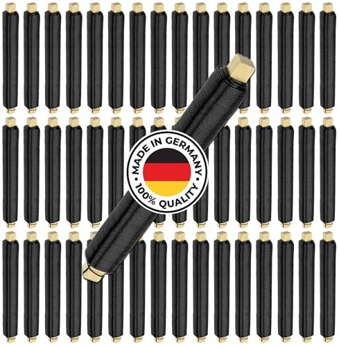 Weichgeglühter PREMIUM Blumendraht Made in Germany Ø0,65mmx38m je Stück | Äußerst biegsam, stabil & flexibel als Bindedraht, Wickeldraht, Pflanzendraht, Pflanzenhilfe (Blau geglüht, 50 Stk.) von Cato TRADING