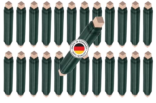 Weichgeglühter PREMIUM Blumendraht Made in Germany Ø0,65mmx38m je Stück | Äußerst biegsam, stabil & flexibel als Bindedraht, Wickeldraht, Pflanzendraht, Pflanzenhilfe (Grün lackiert, 25 Stk.) von Cato TRADING