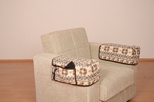 Cats Collection Armlehnenschoner Hussen mit Zwei Taschen Wolle Jacquard von Cats Collection