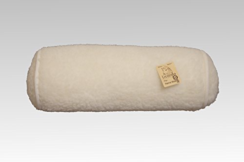 Nackenrolle Wolle Ecru 42 cm x 14 cm von Cats Collection