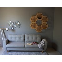 Hexagon Katzenregal, Set Häuser Für Katzen, Moderne Katzenmöbel, Geschenk Katzenliebhaber, Großes Katzenbett, Katzenwand Baum, Katzenregalwand von CatsJoys