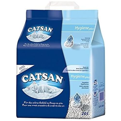 Catsan Hygienestreu 6 x 20 Liter Aktions Jahres Vorrat (120 Liter) von Catsan