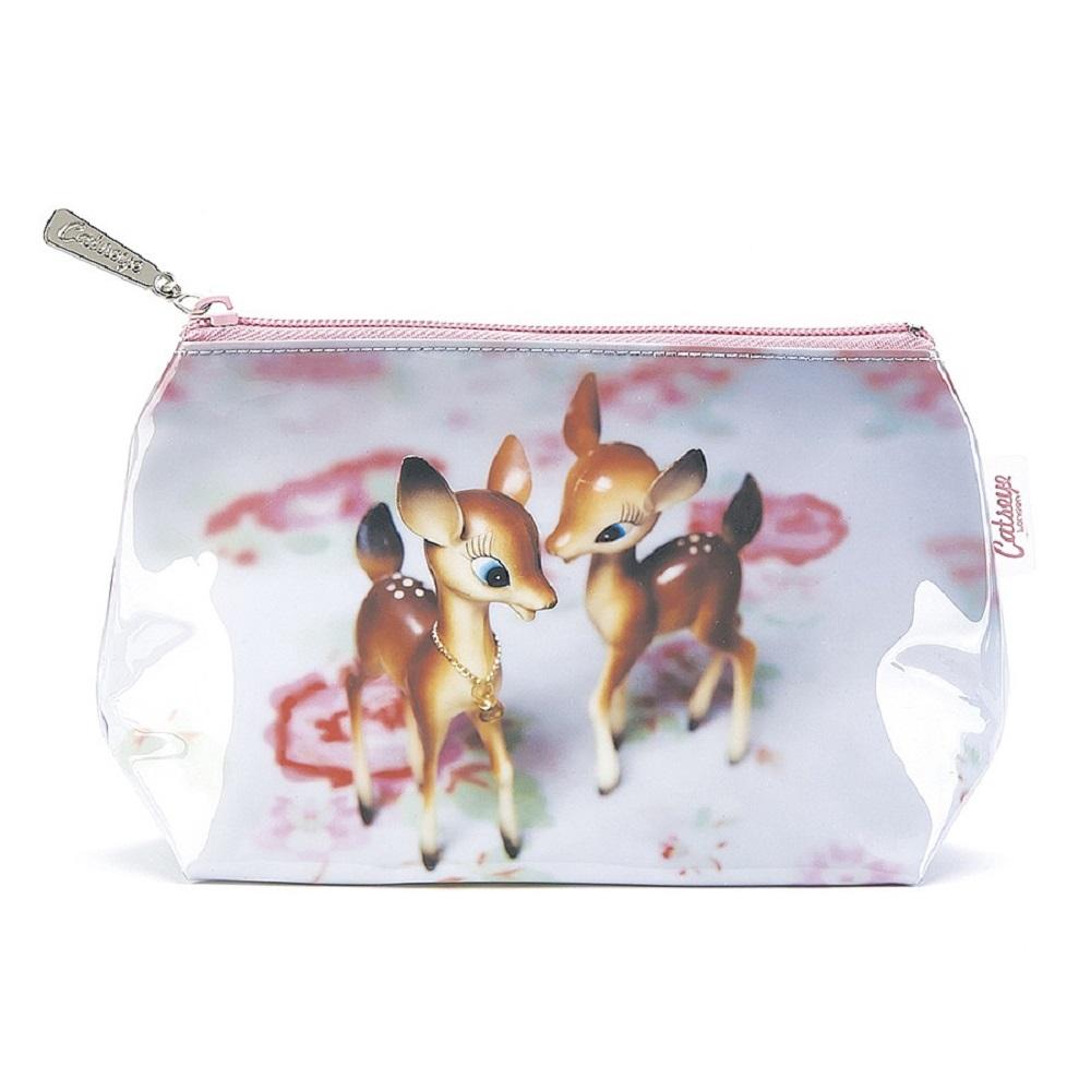 Catseye London Kosmetiktasche Deer on Rose Reh DR6BS Catseye London Kosmetiktasche Deer on Rose Reh DR6BS von Catseye London