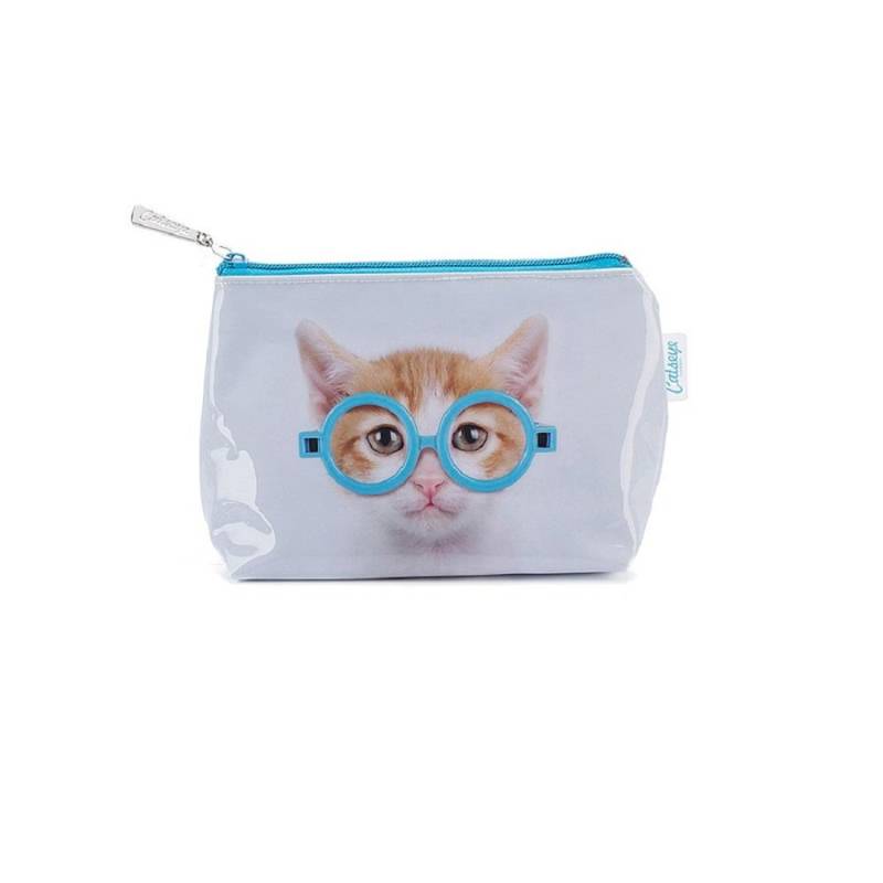 Catseye London Kosmetiktasche Glasses Cat Katze GC6BS von Catseye London