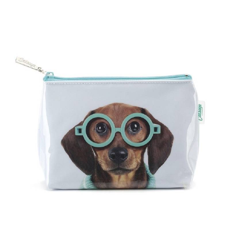 Catseye London Kosmetiktasche Glasses Dog Hund GD6BS von Catseye London