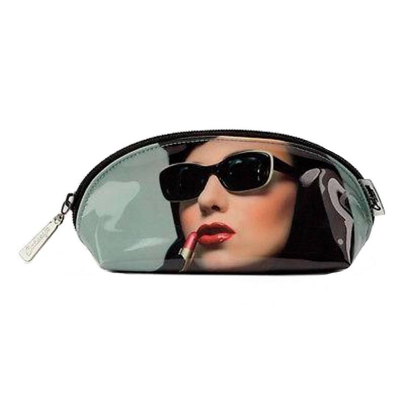 Catseye London ovale Kosmetiktasche Lipstick Woman LW6OW von Catseye London