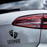 Auto Aufkleber | Name Baby Kind Vinylsticker Personalisiert von CatsimoDE