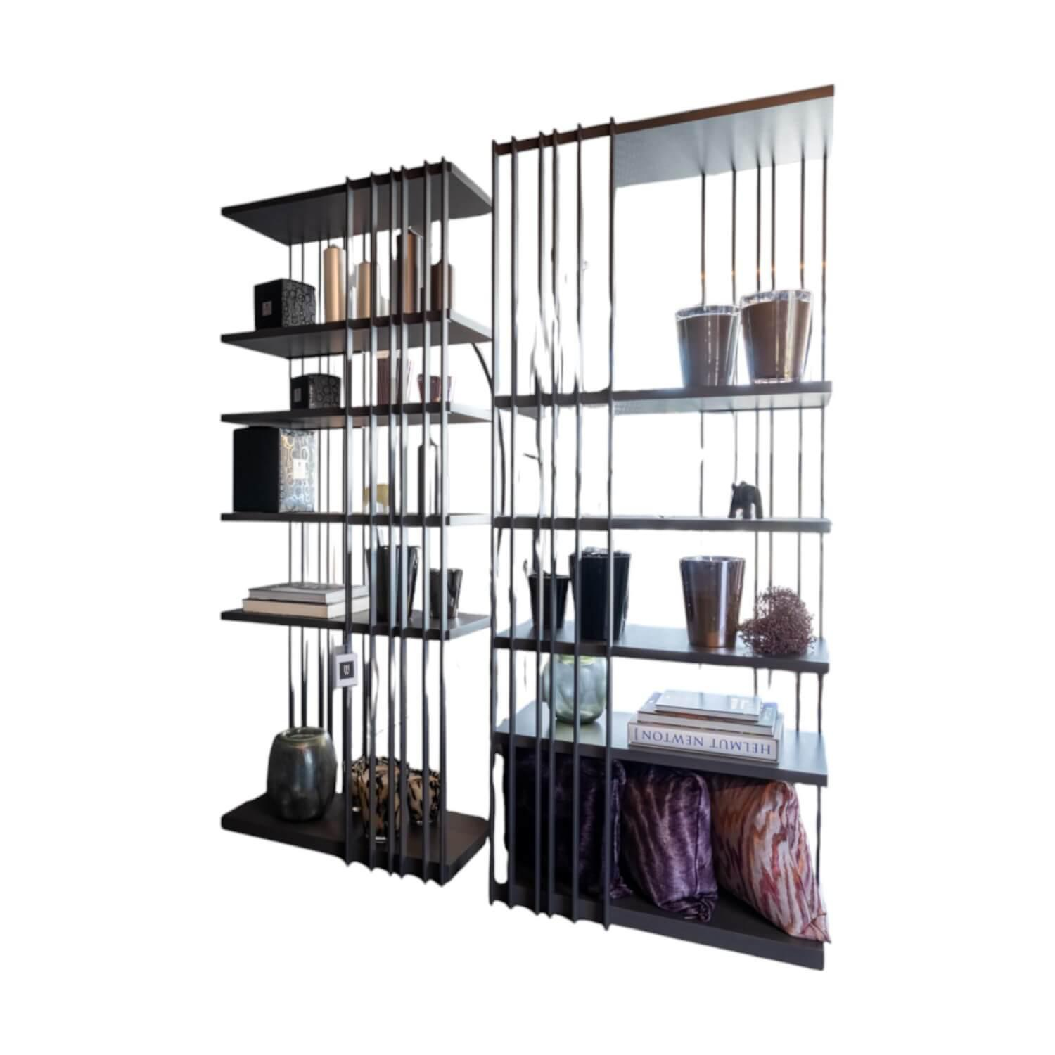 2er-Set Raumteiler Arsenal Version A&B Stahl Graphit GFM69 Grau Lackiert Boden H... 2er-Set Raumteiler Arsenal Version A&B Stahl Graphit GFM69 Grau Lackiert Boden H... von Cattelan Italia