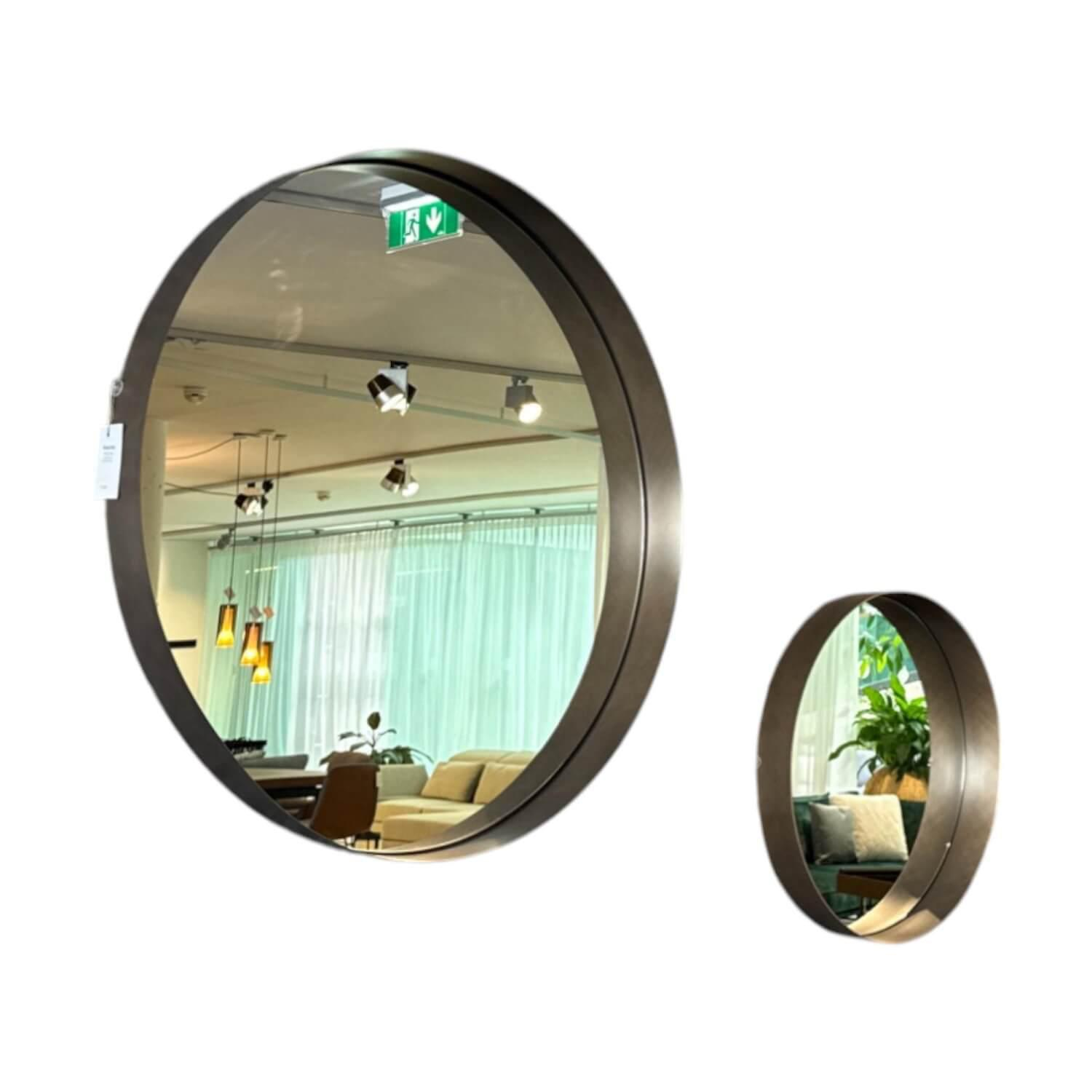 2er-Set Spiegel Wish Rahmen Metall Silber 2er-Set Spiegel Wish Rahmen Metall Silber von Cattelan Italia