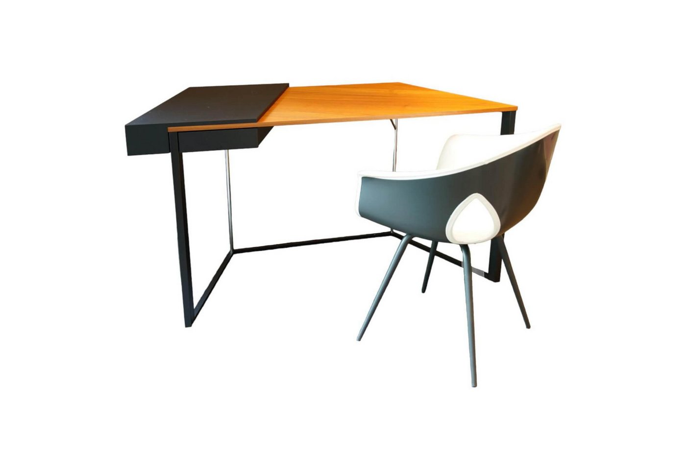 Cattelan Italia Schreibtisch Schreibtisch Clarion Platte Geprägtes MDF Und Nussbaum Gestell Cattelan Italia Schreibtisch Schreibtisch Clarion Platte Geprägtes MDF Und Nussbaum Gestell von Cattelan Italia