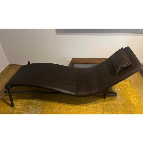 Donovan Leder Chaiselongue von Giuseppe Viganò, Cattelan Italia von Cattelan Italia