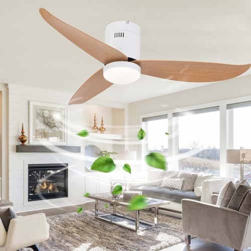 Groß Deckenventilator Mit Beleuchtung Und Fernbedienung, Modern Leise LED Reversibel Lampe Mit Ventilator 3 Farben Smart Schlafzimmer Deckenlampe Ventilator DC Timer 6 Gang Für Küchen-90cm Groß Deckenventilator Mit Beleuchtung Und Fernbedienung, Modern Leise LED Reversibel Lampe Mit Ventilator 3 Farben Smart Schlafzimmer Deckenlampe Ventilator DC Timer 6 Gang Für Küchen-90cm von Caufloce