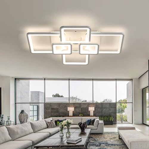 Caufloce LED Deckenlampe Eingebettet Deckenleuchten Dimmbar Round Ceiling Lamp 3 Farben Moderne Deckenleuchte Für Wohnzimmer Schlafzimmer Korridor-52cm Caufloce LED Deckenlampe Eingebettet Deckenleuchten Dimmbar Round Ceiling Lamp 3 Farben Moderne Deckenleuchte Für Wohnzimmer Schlafzimmer Korridor-52cm von Caufloce
