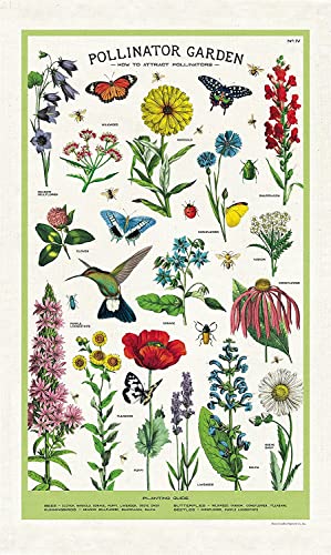 Cavallini & Co. Garden Pollinator Vintage Küche/Geschirrtuch von CAVANILLI & CO.