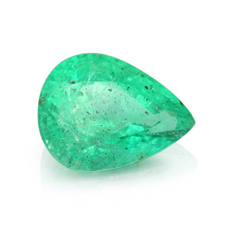 Cavill Edelstein Lebendiger sambischer Smaragd Tropfen 0,88 ct Edelstein, (1-St) von Cavill