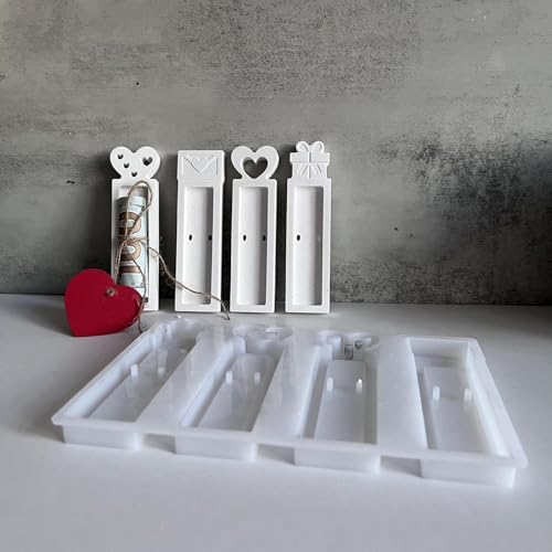4 Stück Silikonformen Gießformen Geldgeschenk Silikonform für Geldgeschenke Gipsformen zum Gießen DIY Geldgeschenk Silikon Gießform Kit für Handwerk,Geschenk,Geschenkverpackungen von CavspkArt