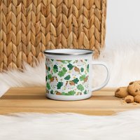 Meerschweinchen Tasse | Dekor Emaille-Meerschweinchen-Tasse Kaffeetasse Süßes Geschenk Heiße Schokoladen-Tasse Süße von CavyPals