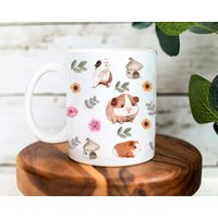 Meerschweinchen Tasse | Dekor Hübsche Meerschweinchen-Tasse Kaffeetasse Süßes Geschenk Heiße Schokoladen-Tasse Süße von CavyPals