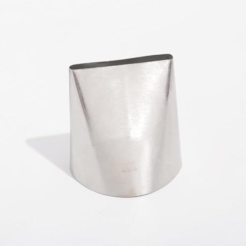 Torten-Spritztüllen, große Spritztüllen, Krümelbeschichtungs-Tüllen für Kuchendekoration, Dekorationswerkzeuge, Zuckerguss-Spritztüllen (Silber, #201) von Cawhui