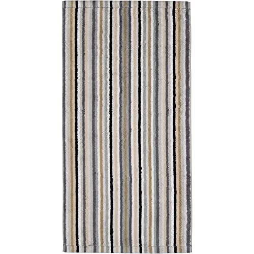 Cawö Home Handtücher Life Style Streifen 7048 Kiesel - 37 Handtuch 50x100 cm von Cawö