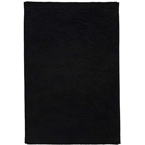 CAWÖ Home Handtücher Life Style Uni 7007 schwarz - 906 Gästetuch 30x50 cm von Cawö