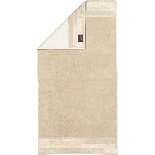 Cawö Home Handtücher Luxury Home Two-Tone 590 Sand - 33 Handtuch 50x100 cm von Cawö