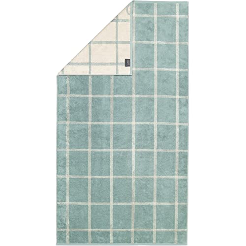 Cawö Home Handtücher Luxury Home Two-Tone Grafik 604 Salbei - 43 Duschtuch 80x150 cm von Cawö